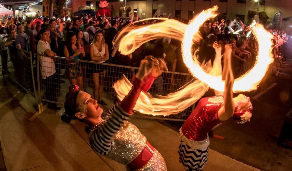 toronto fire performer duet