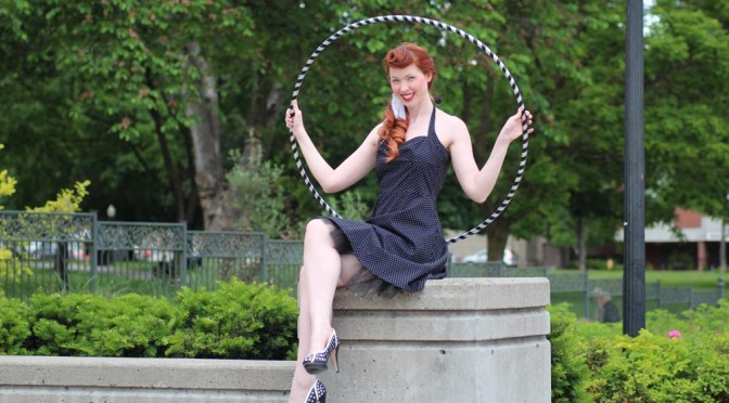 kelly modelling with a hoop