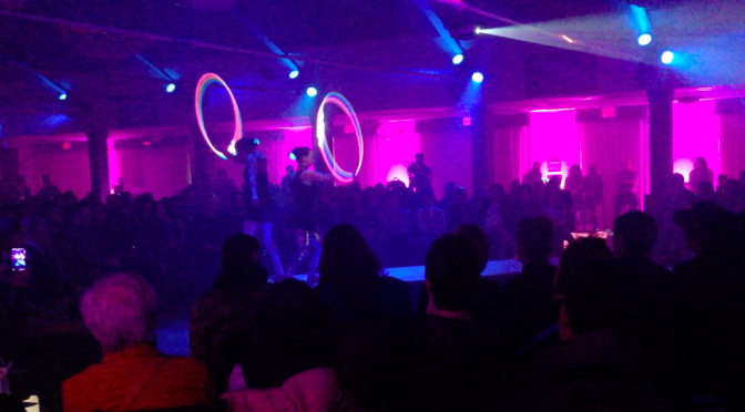 led glow hoop duo dancing