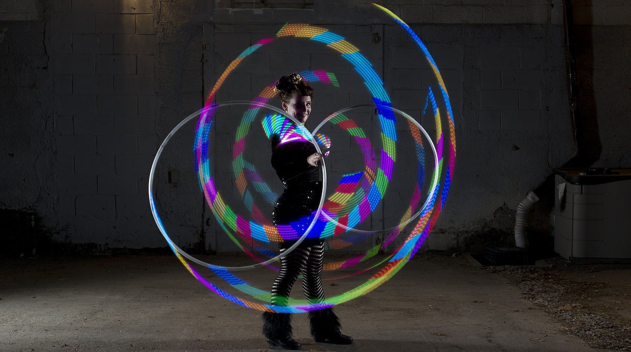Glow walk-about characters: stilts, visual poi & more!