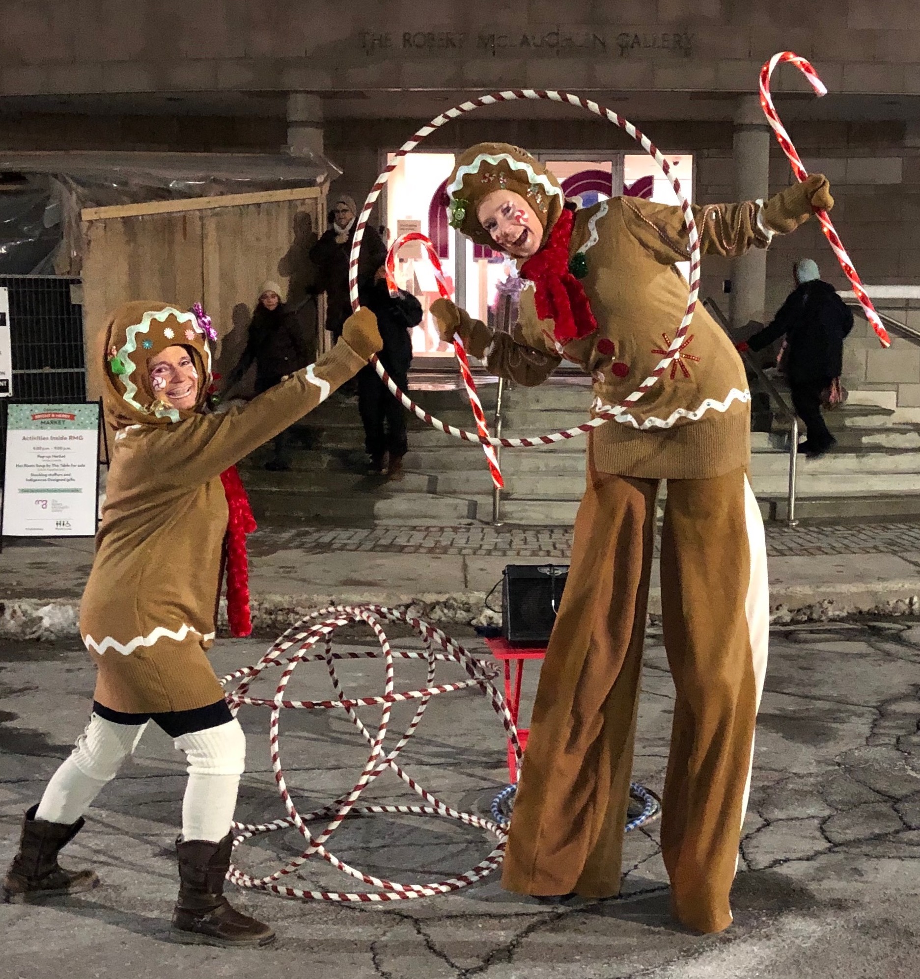 Gingerbread on stilts!