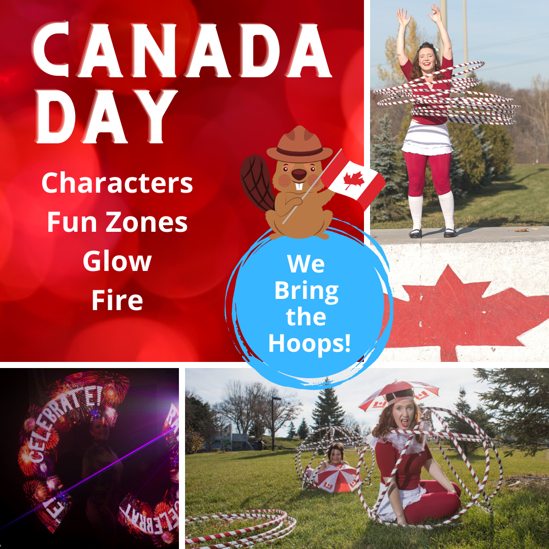 Canada themed hoop fun zones and more