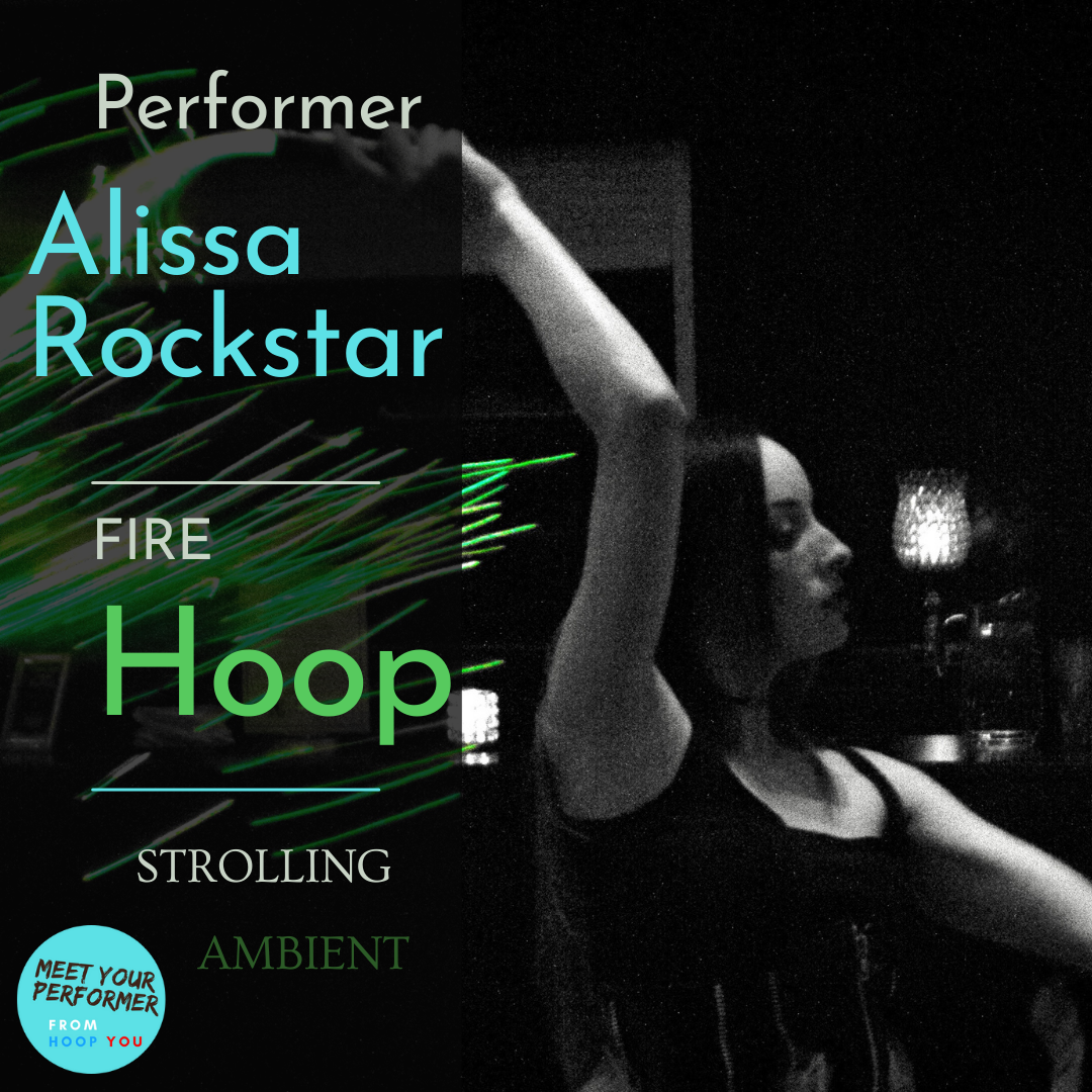alissa rockstar posing with glow whip for hoop you